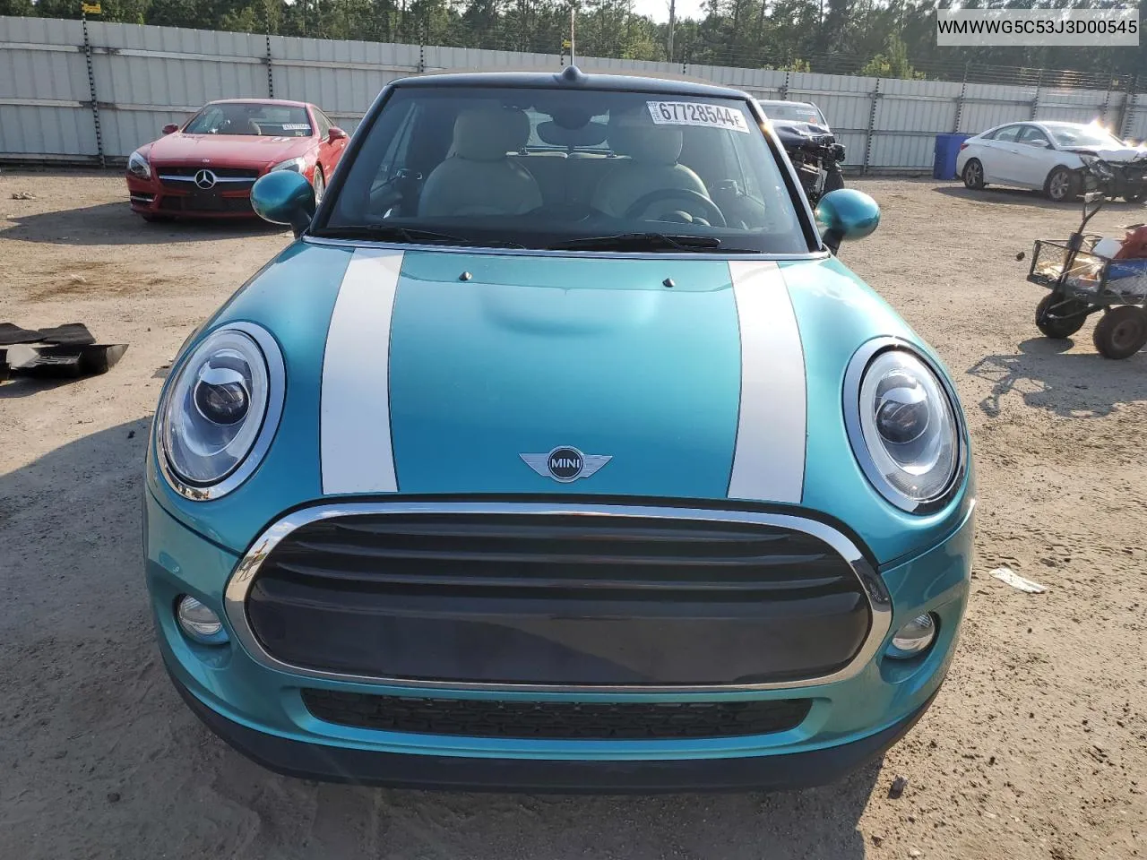 2018 Mini Cooper VIN: WMWWG5C53J3D00545 Lot: 67728544