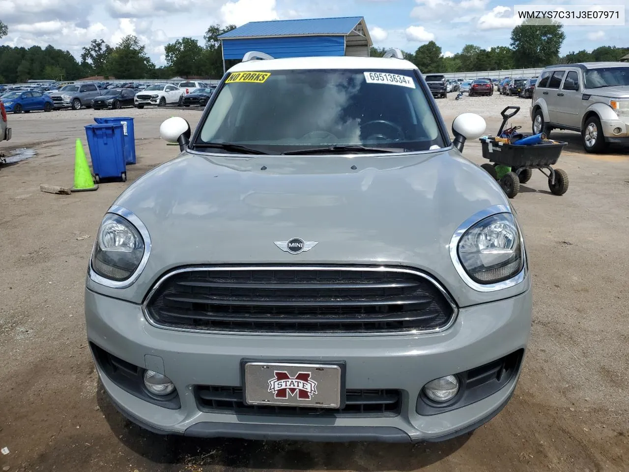 2018 Mini Cooper Countryman VIN: WMZYS7C31J3E07971 Lot: 69513634