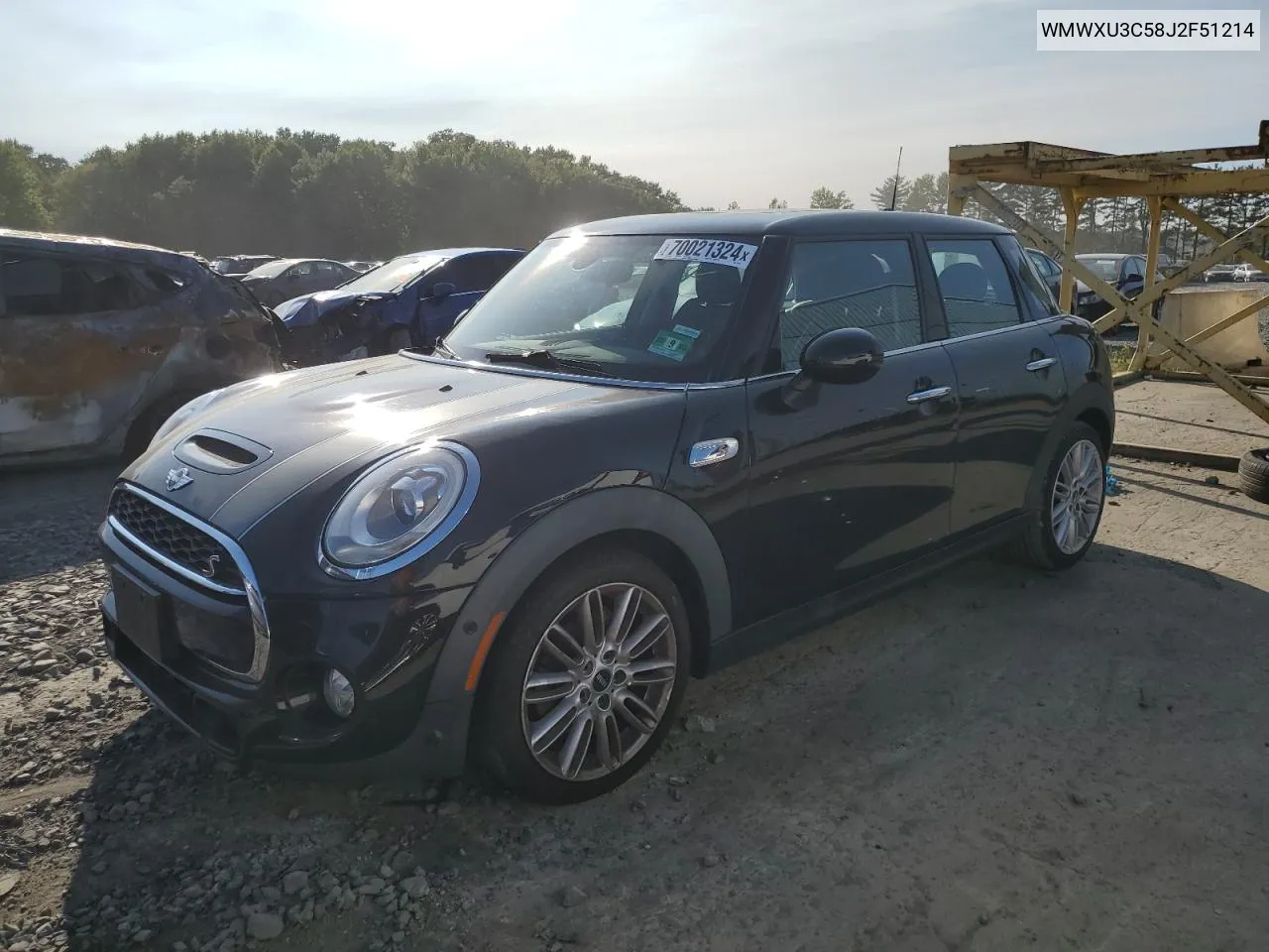 2018 Mini Cooper S VIN: WMWXU3C58J2F51214 Lot: 70021324