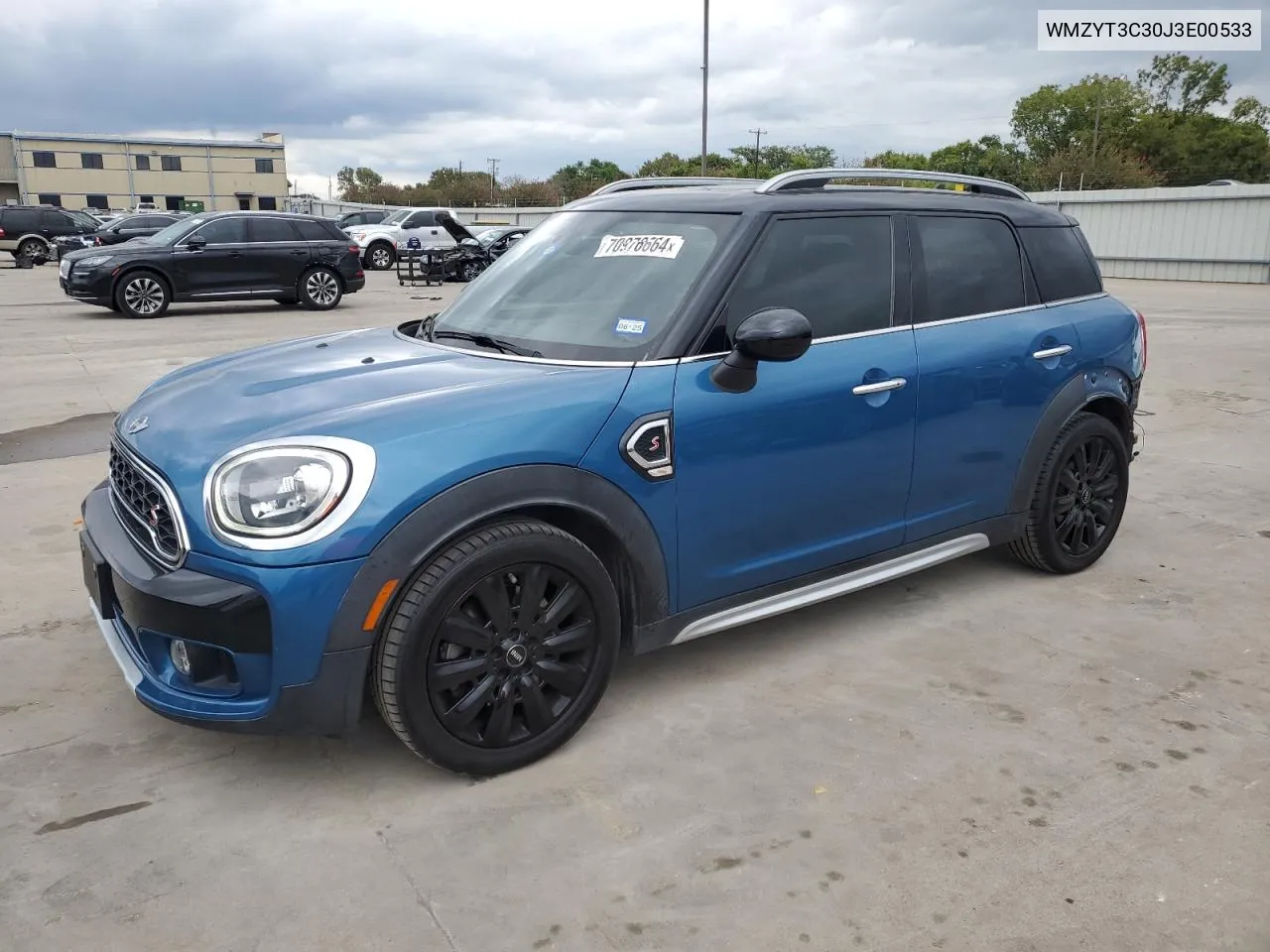 2018 Mini Cooper S Countryman VIN: WMZYT3C30J3E00533 Lot: 70976664