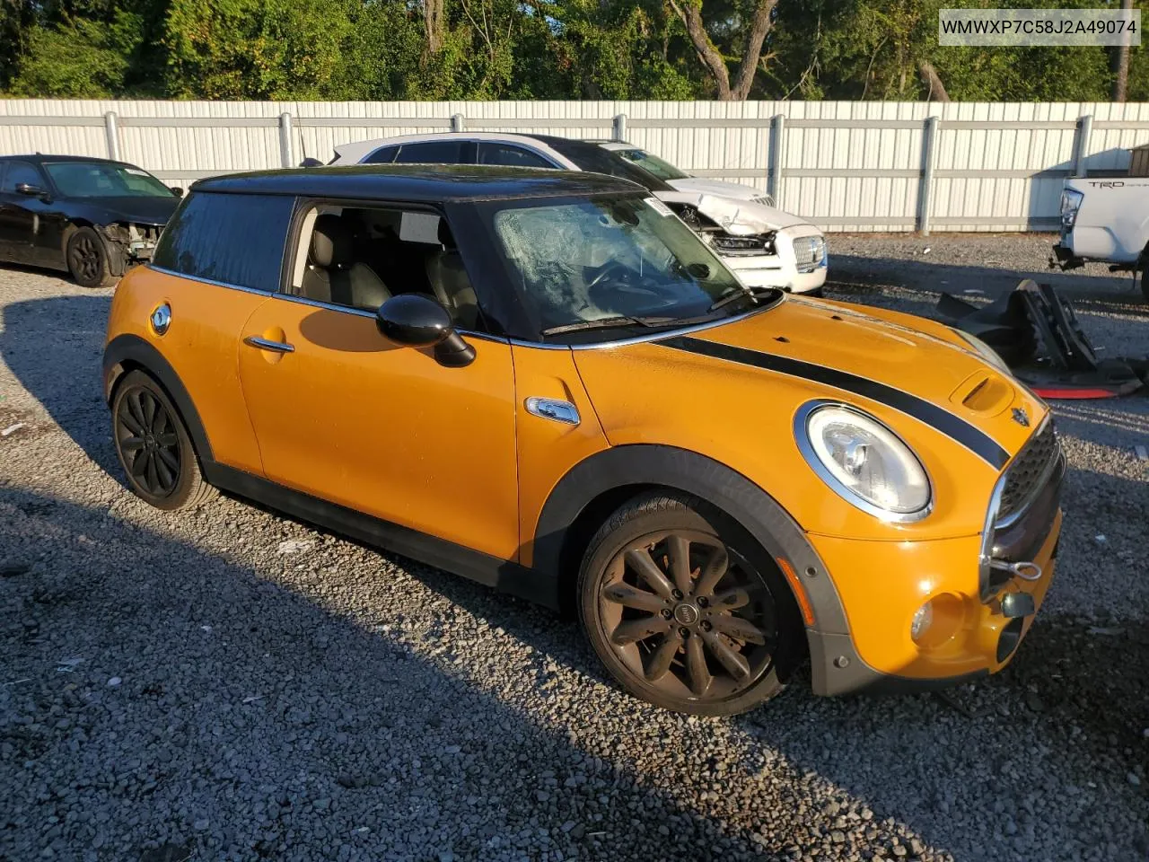 2018 Mini Cooper S VIN: WMWXP7C58J2A49074 Lot: 71987214