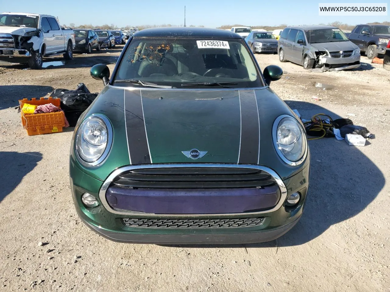 2018 Mini Cooper VIN: WMWXP5C50J3C65208 Lot: 72436374