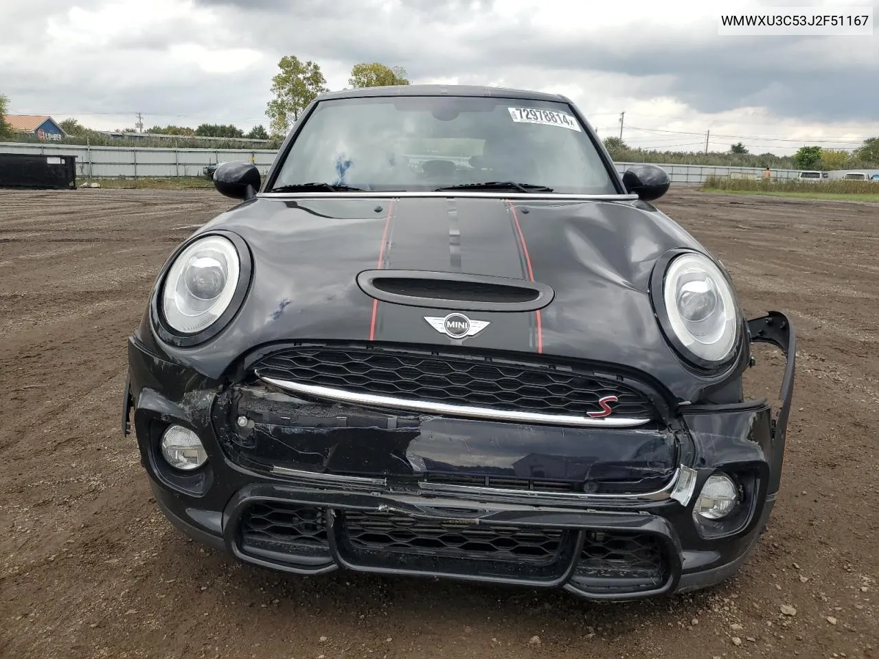 2018 Mini Cooper S VIN: WMWXU3C53J2F51167 Lot: 72978814