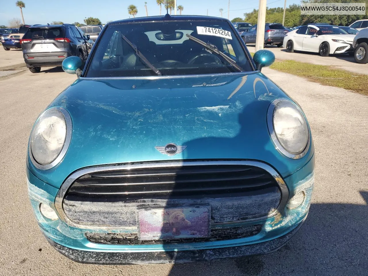 2018 Mini Cooper VIN: WMWWG5C54J3D00540 Lot: 74124264