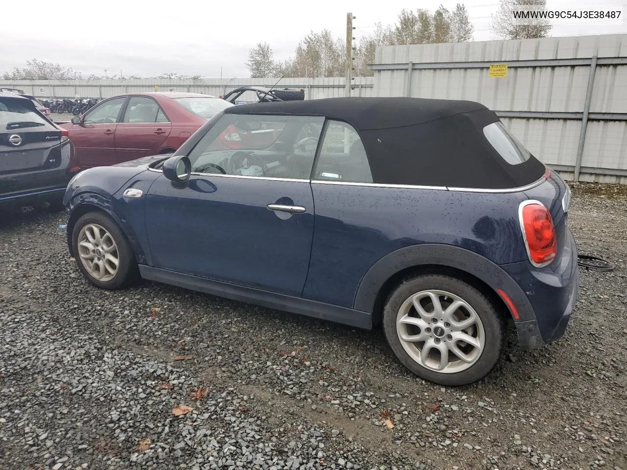 2018 Mini Cooper S VIN: WMWWG9C54J3E38487 Lot: 74836504