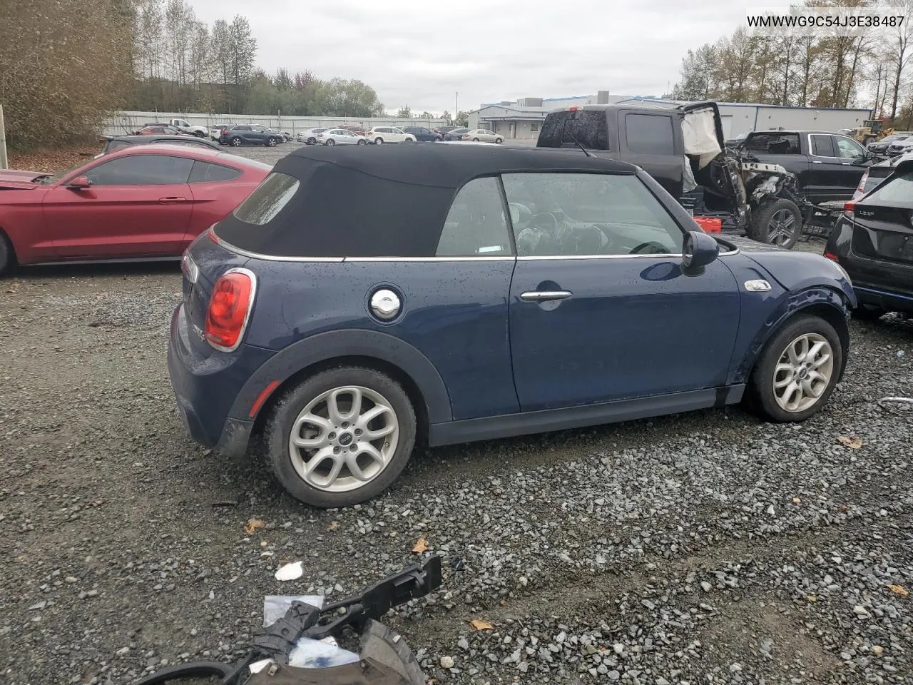 2018 Mini Cooper S VIN: WMWWG9C54J3E38487 Lot: 74836504