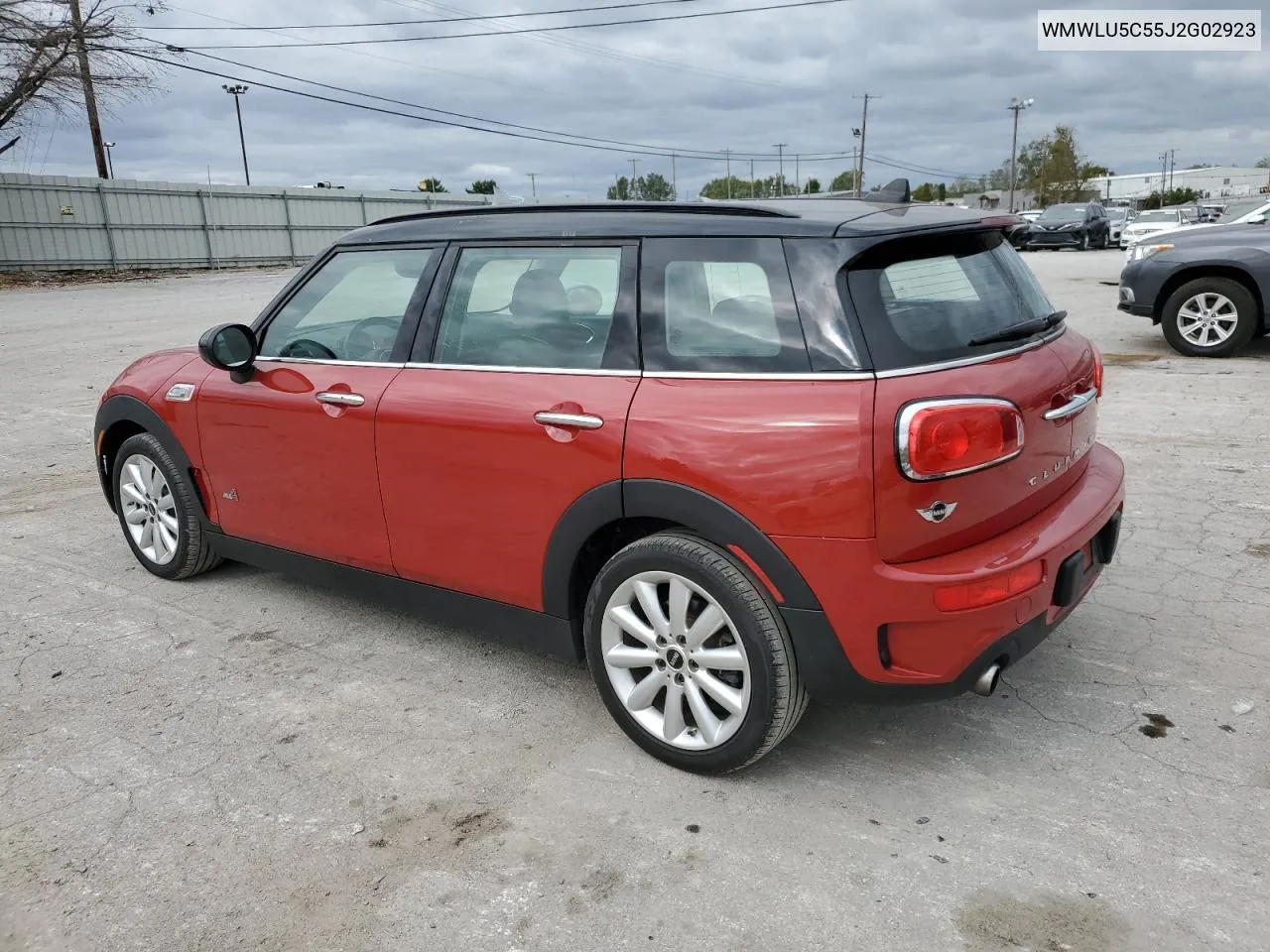 2018 Mini Cooper S Clubman All4 VIN: WMWLU5C55J2G02923 Lot: 75292224