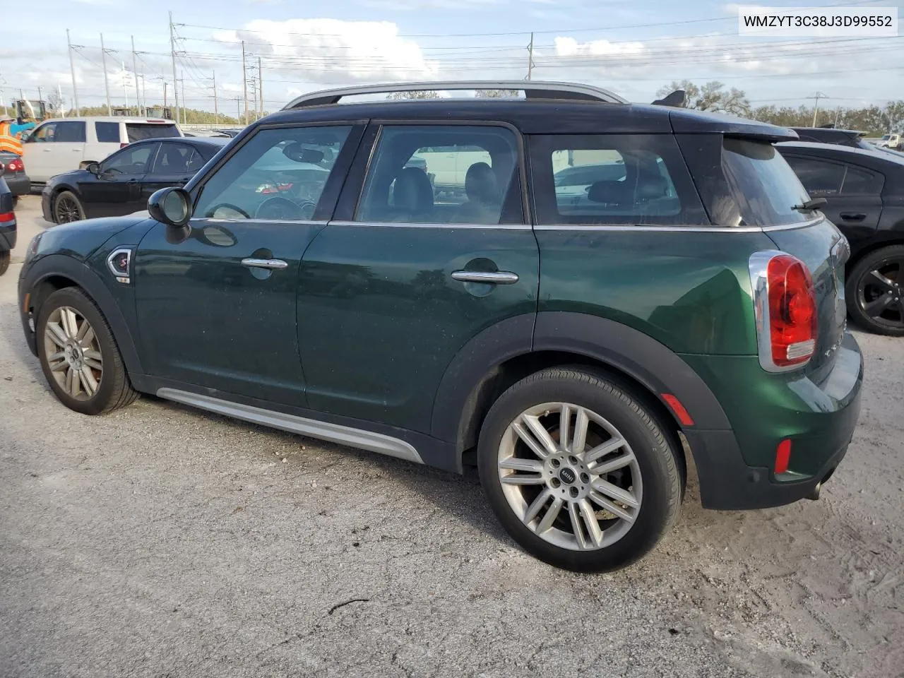 2018 Mini Cooper S Countryman VIN: WMZYT3C38J3D99552 Lot: 75335164