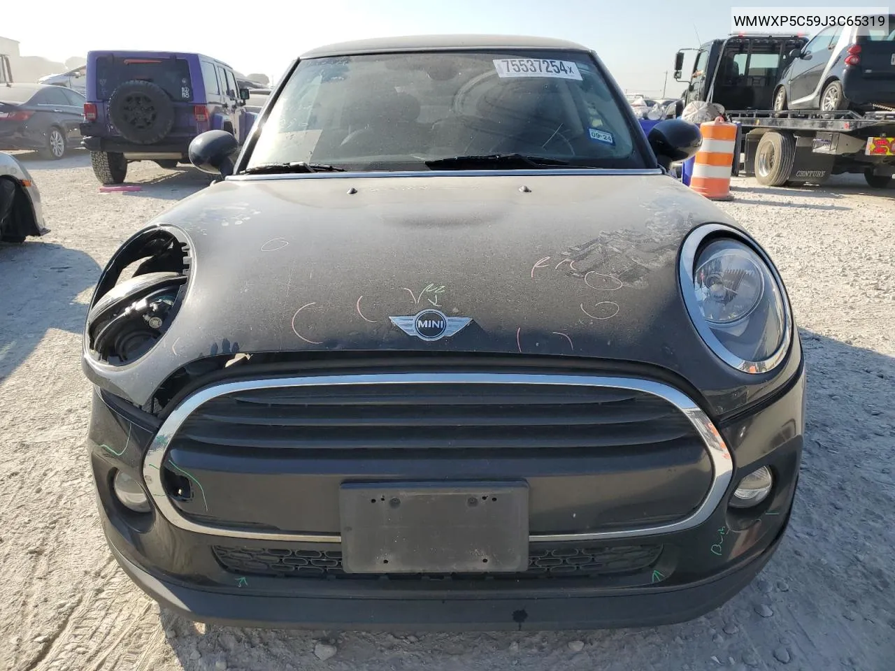 2018 Mini Cooper VIN: WMWXP5C59J3C65319 Lot: 75537254