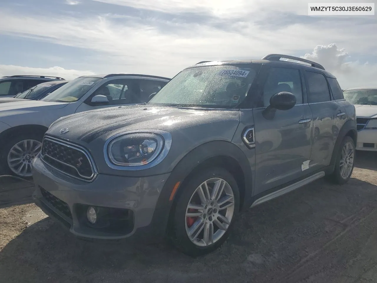 2018 Mini Cooper S Countryman All4 VIN: WMZYT5C30J3E60629 Lot: 76534094