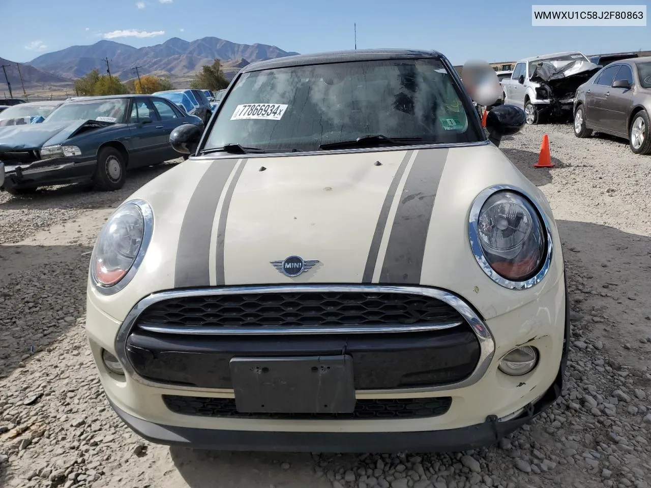 2018 Mini Cooper VIN: WMWXU1C58J2F80863 Lot: 77866934