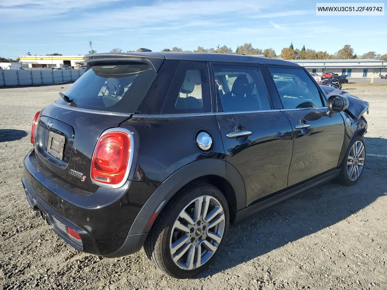 2018 Mini Cooper S VIN: WMWXU3C51J2F49742 Lot: 79698814