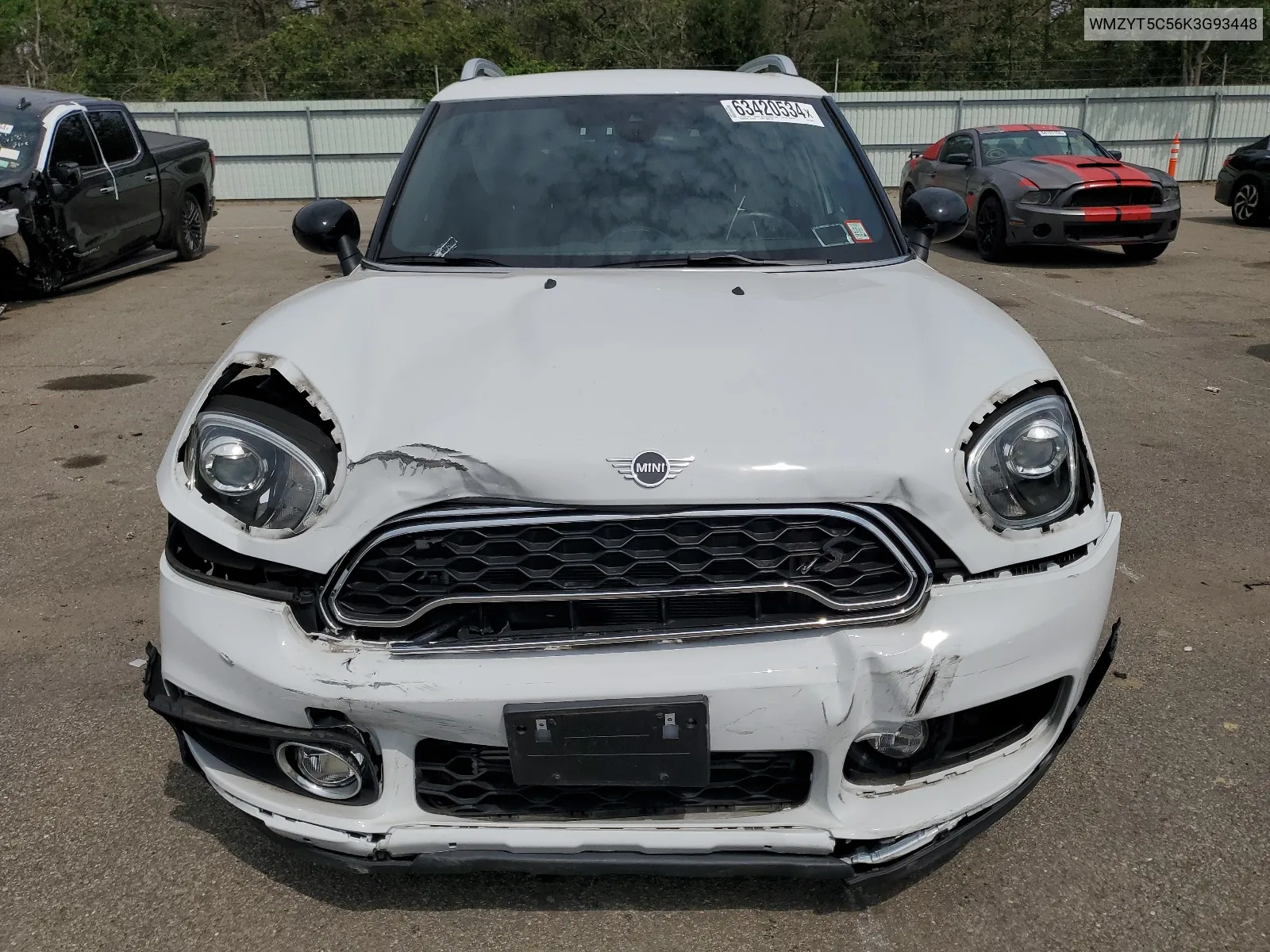 2019 Mini Cooper S Countryman All4 VIN: WMZYT5C56K3G93448 Lot: 63420534