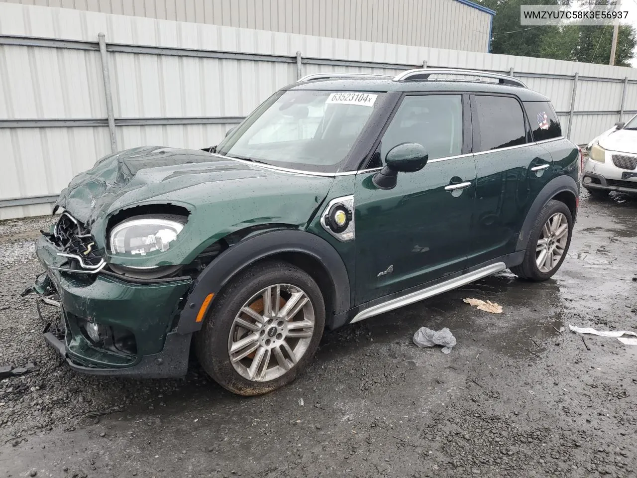 2019 Mini Cooper S E Countryman All4 VIN: WMZYU7C58K3E56937 Lot: 63523104