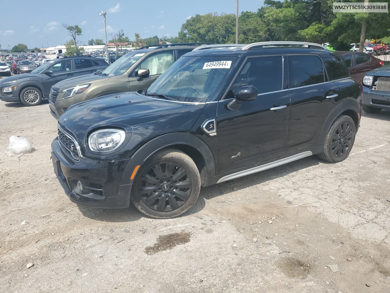 WMZYT5C51K3G93888 2019 Mini Cooper S Countryman All4