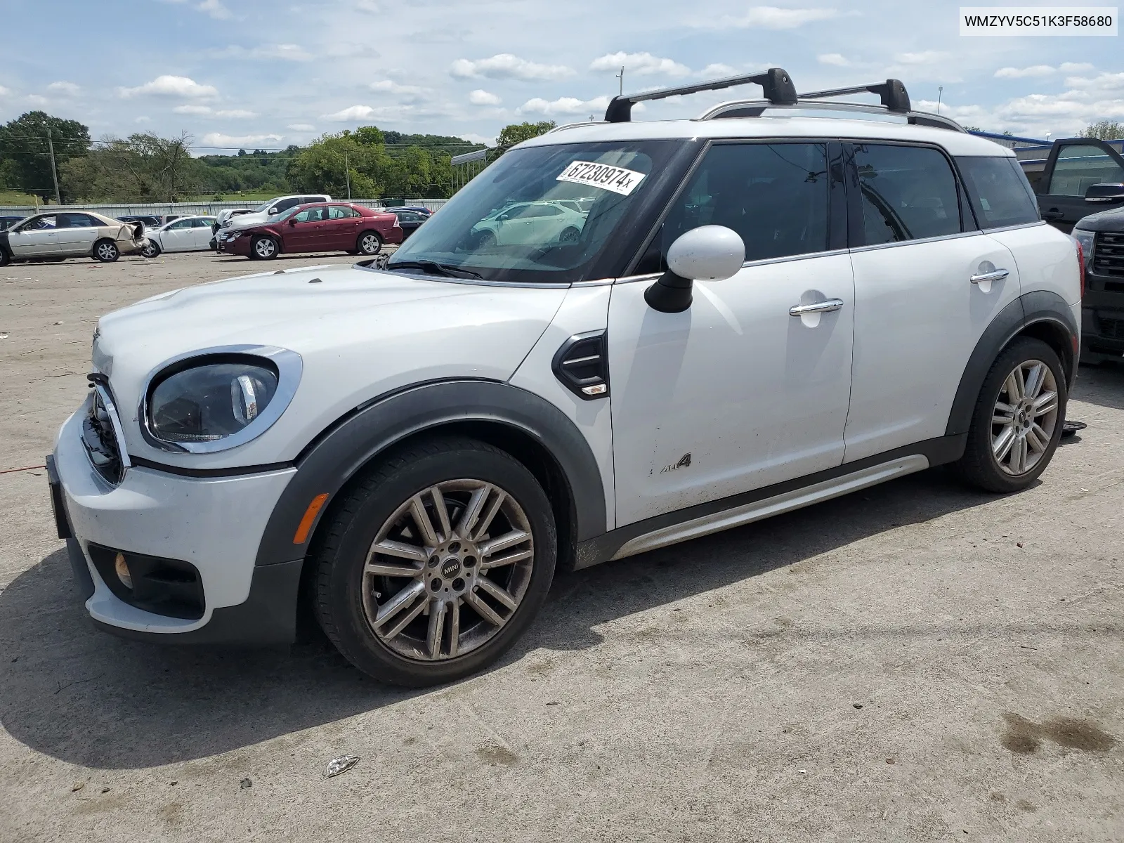 WMZYV5C51K3F58680 2019 Mini Cooper Countryman All4