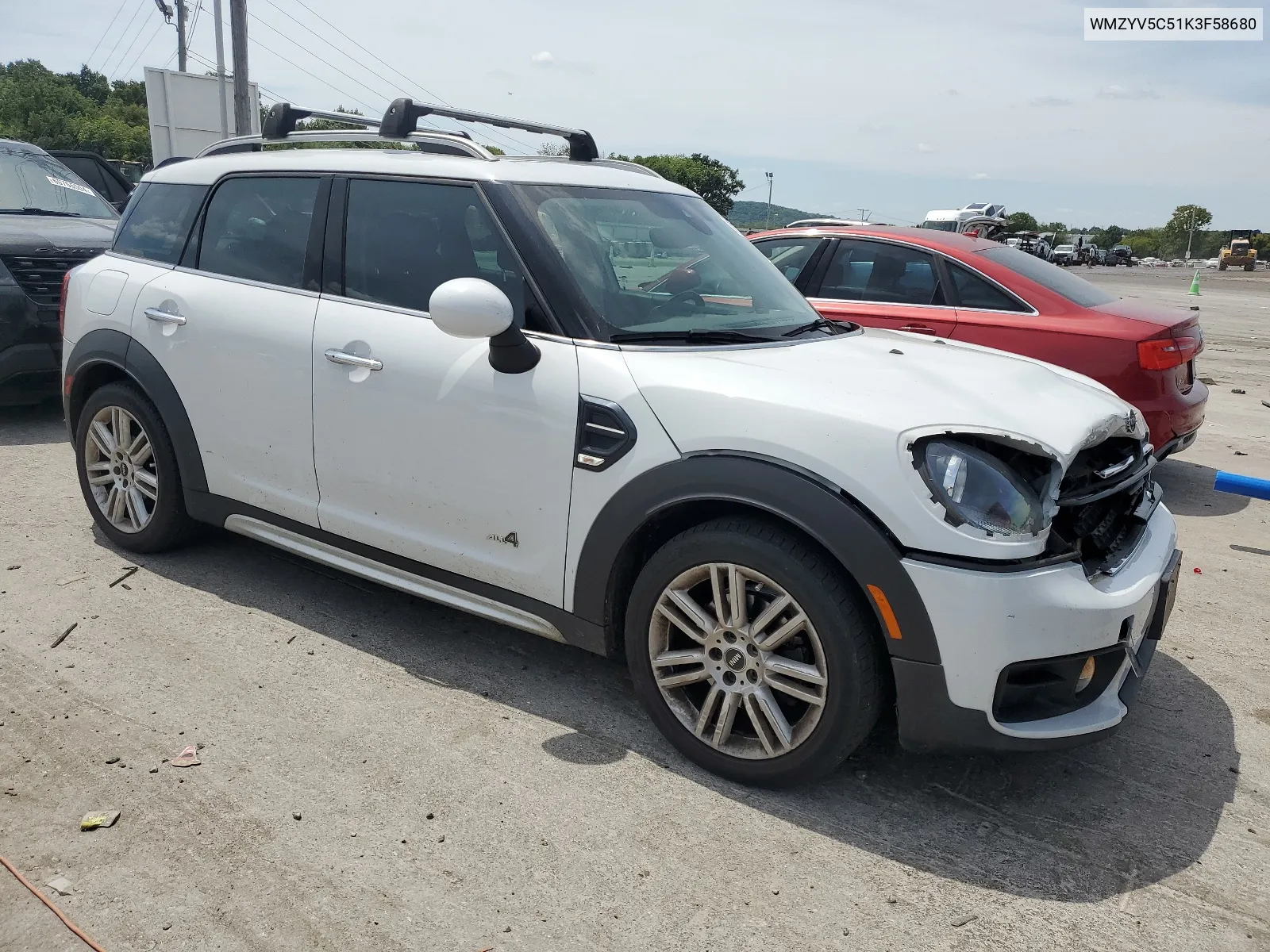 WMZYV5C51K3F58680 2019 Mini Cooper Countryman All4