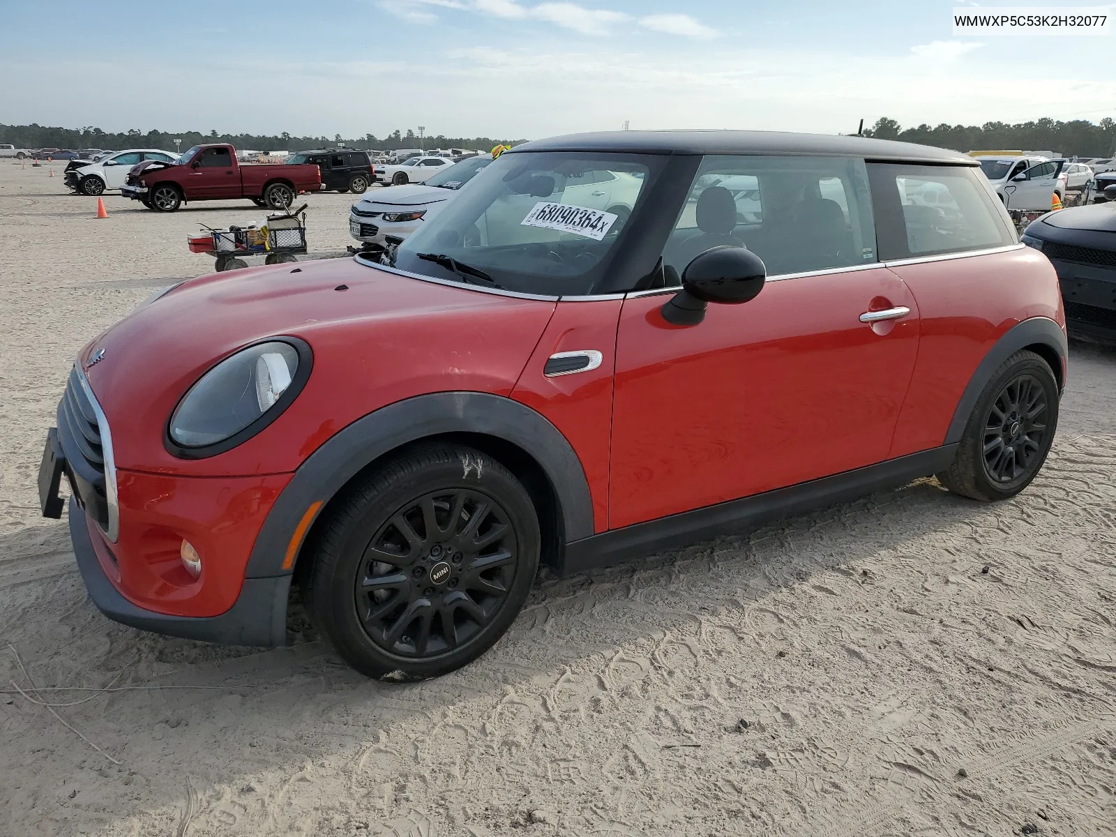 2019 Mini Cooper VIN: WMWXP5C53K2H32077 Lot: 68090364