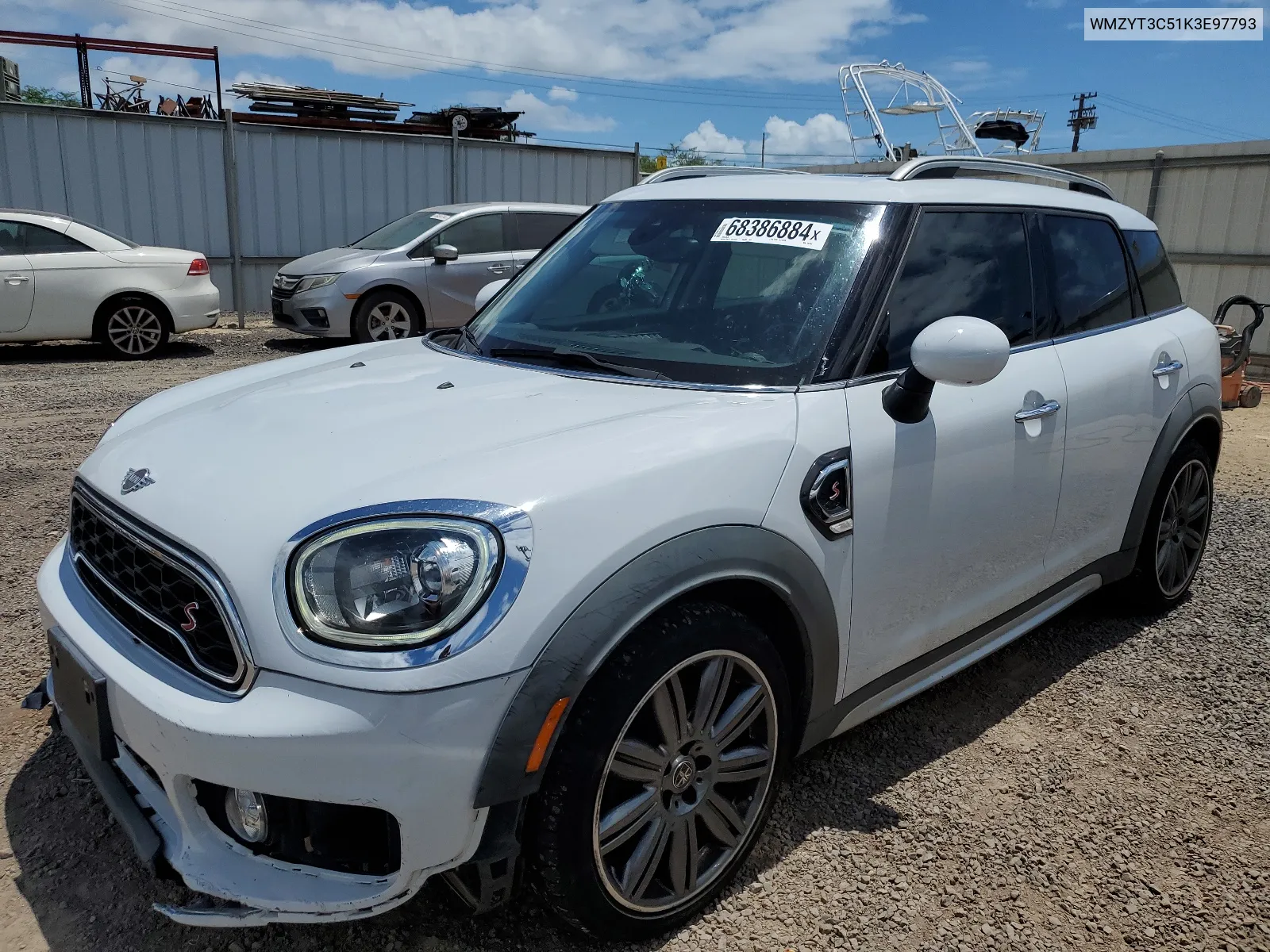 2019 Mini Cooper S Countryman VIN: WMZYT3C51K3E97793 Lot: 68386884