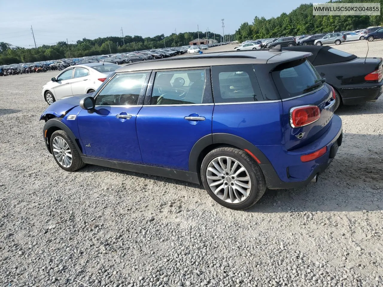 2019 Mini Cooper S Clubman All4 VIN: WMWLU5C50K2G04855 Lot: 69090934