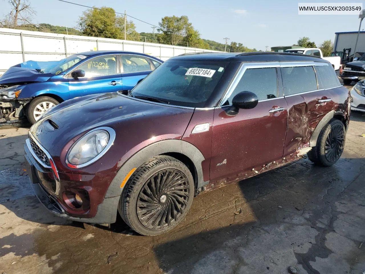 WMWLU5C5XK2G03549 2019 Mini Cooper S Clubman All4