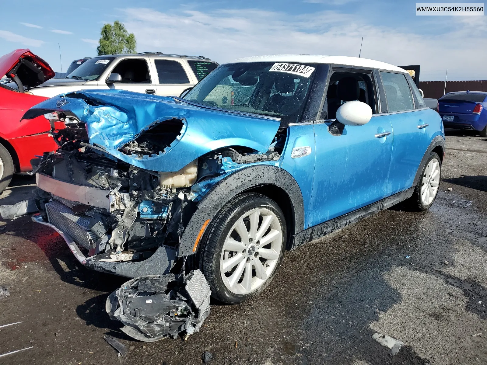 2019 Mini Cooper S VIN: WMWXU3C54K2H55560 Lot: 69346234