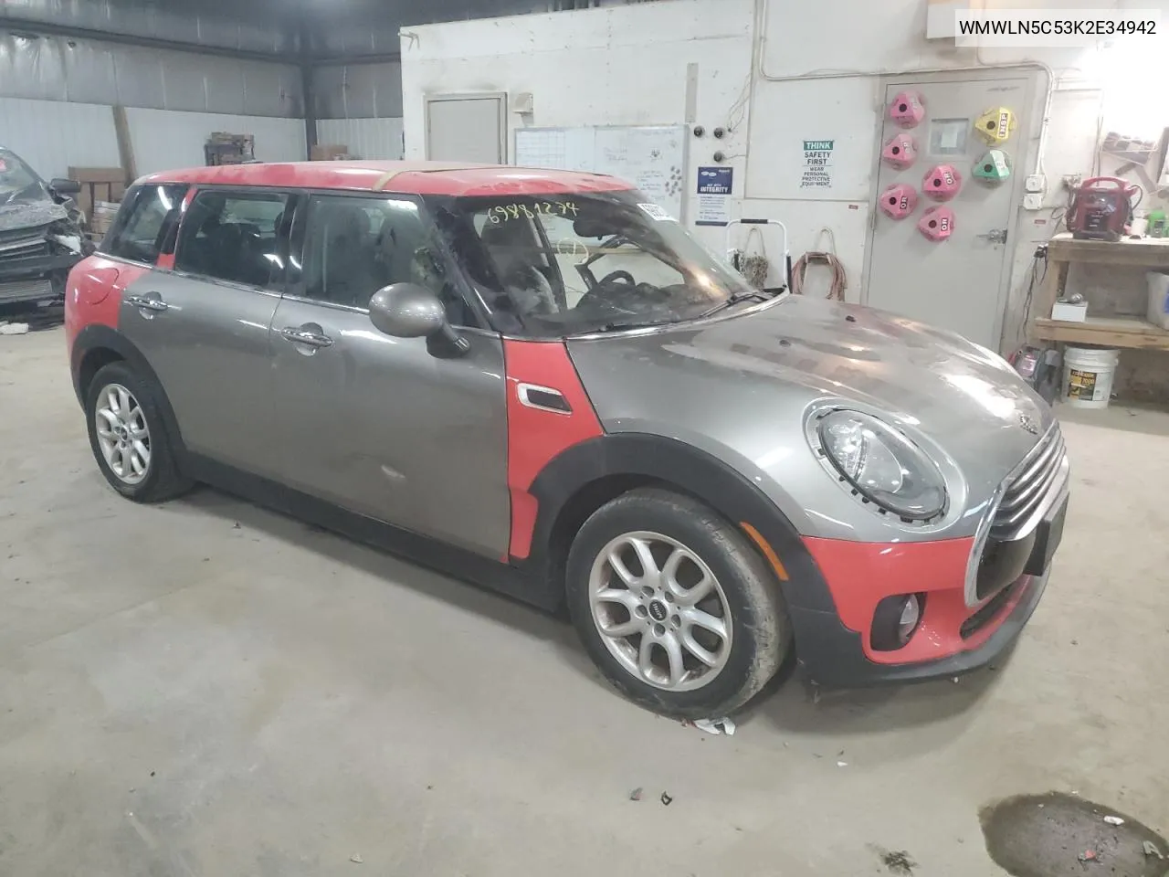 2019 Mini Cooper Clubman VIN: WMWLN5C53K2E34942 Lot: 69881274