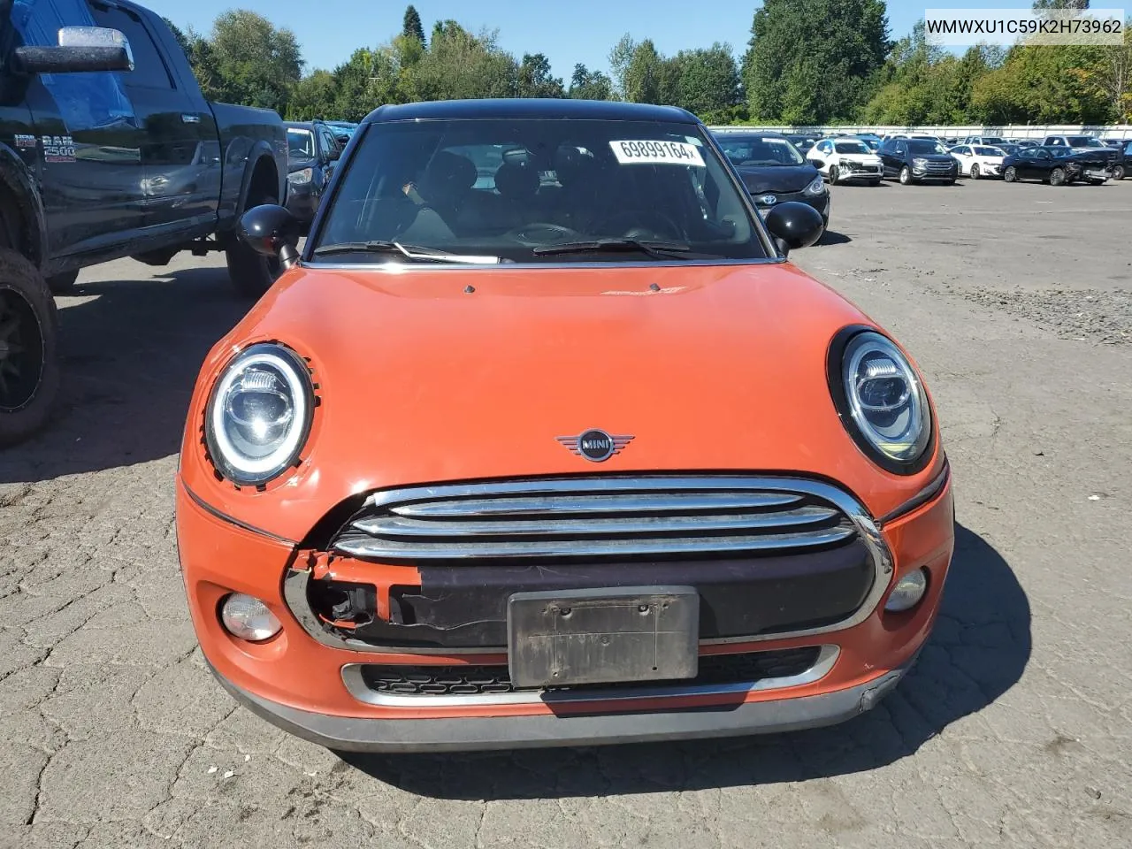 2019 Mini Cooper VIN: WMWXU1C59K2H73962 Lot: 69899164