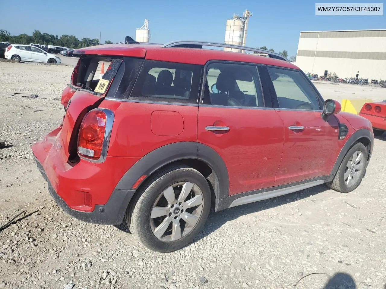 WMZYS7C57K3F45307 2019 Mini Cooper Countryman