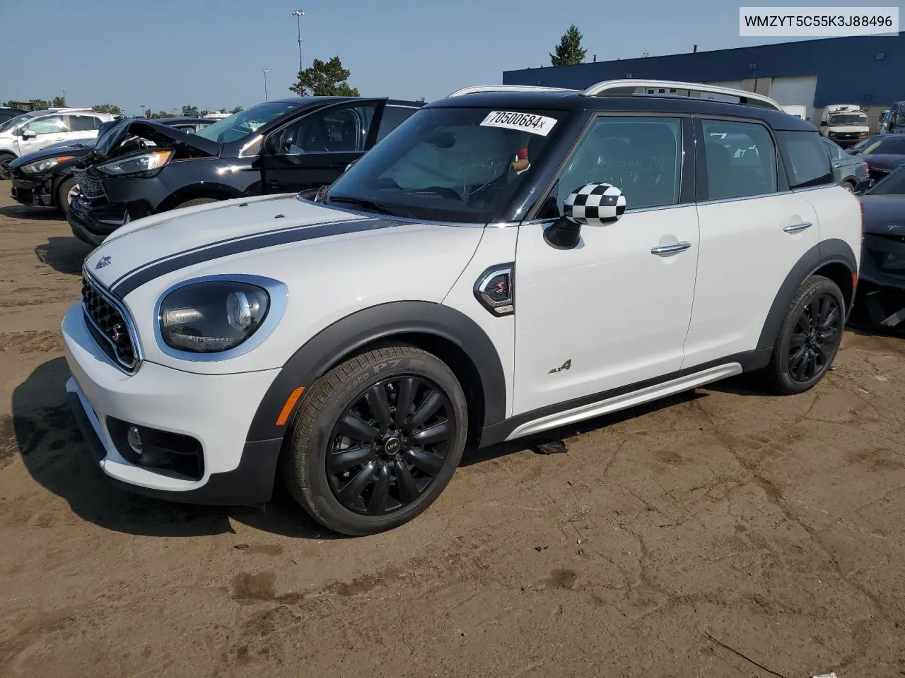 2019 Mini Cooper S Countryman All4 VIN: WMZYT5C55K3J88496 Lot: 70500684