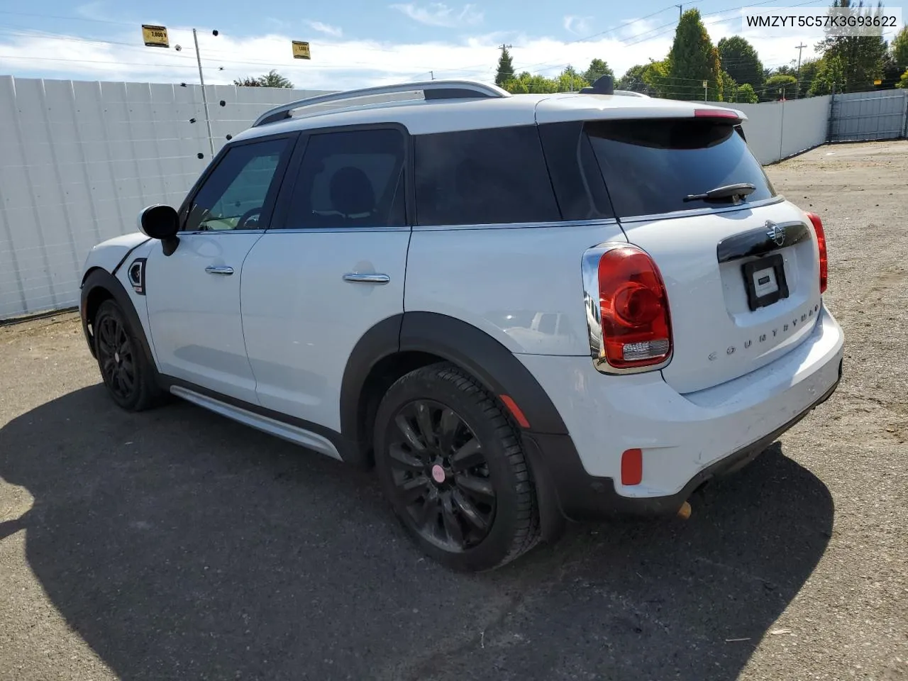 2019 Mini Cooper S Countryman All4 VIN: WMZYT5C57K3G93622 Lot: 70916044