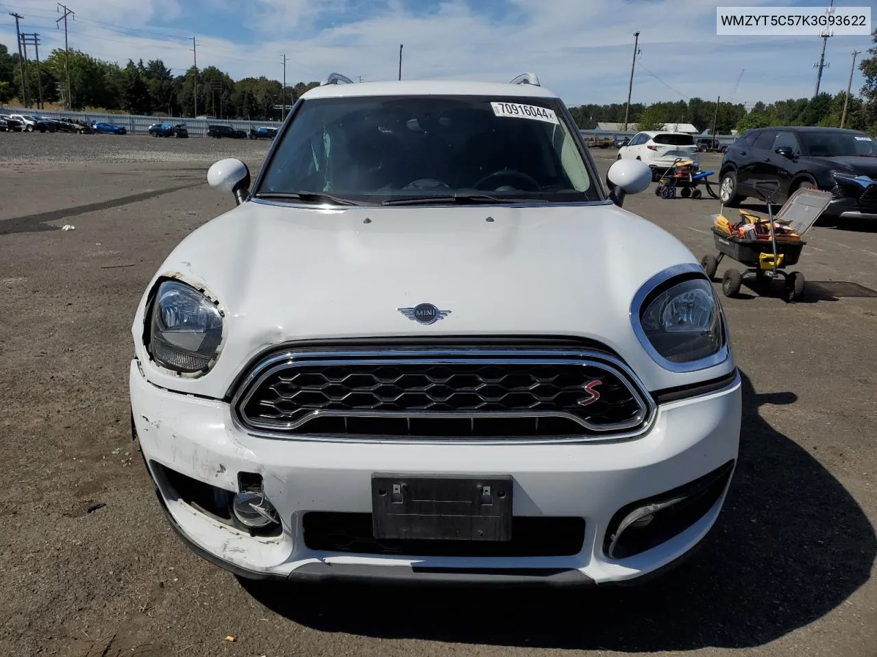 2019 Mini Cooper S Countryman All4 VIN: WMZYT5C57K3G93622 Lot: 70916044