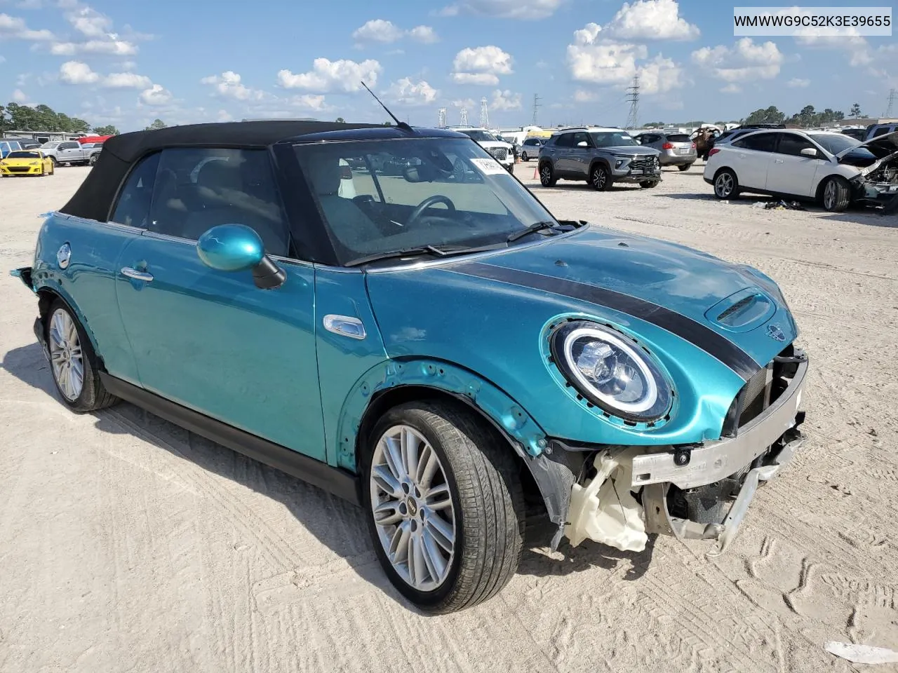 WMWWG9C52K3E39655 2019 Mini Cooper S