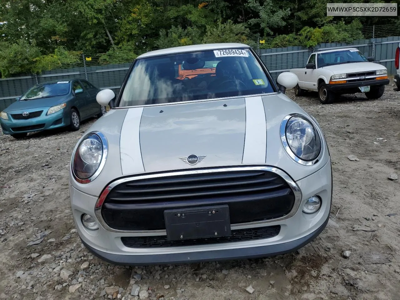 2019 Mini Cooper VIN: WMWXP5C5XK2D72659 Lot: 72689434