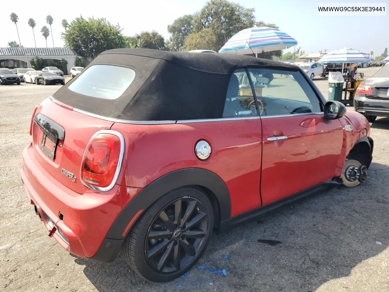 2019 Mini Cooper S VIN: WMWWG9C55K3E39441 Lot: 72802544