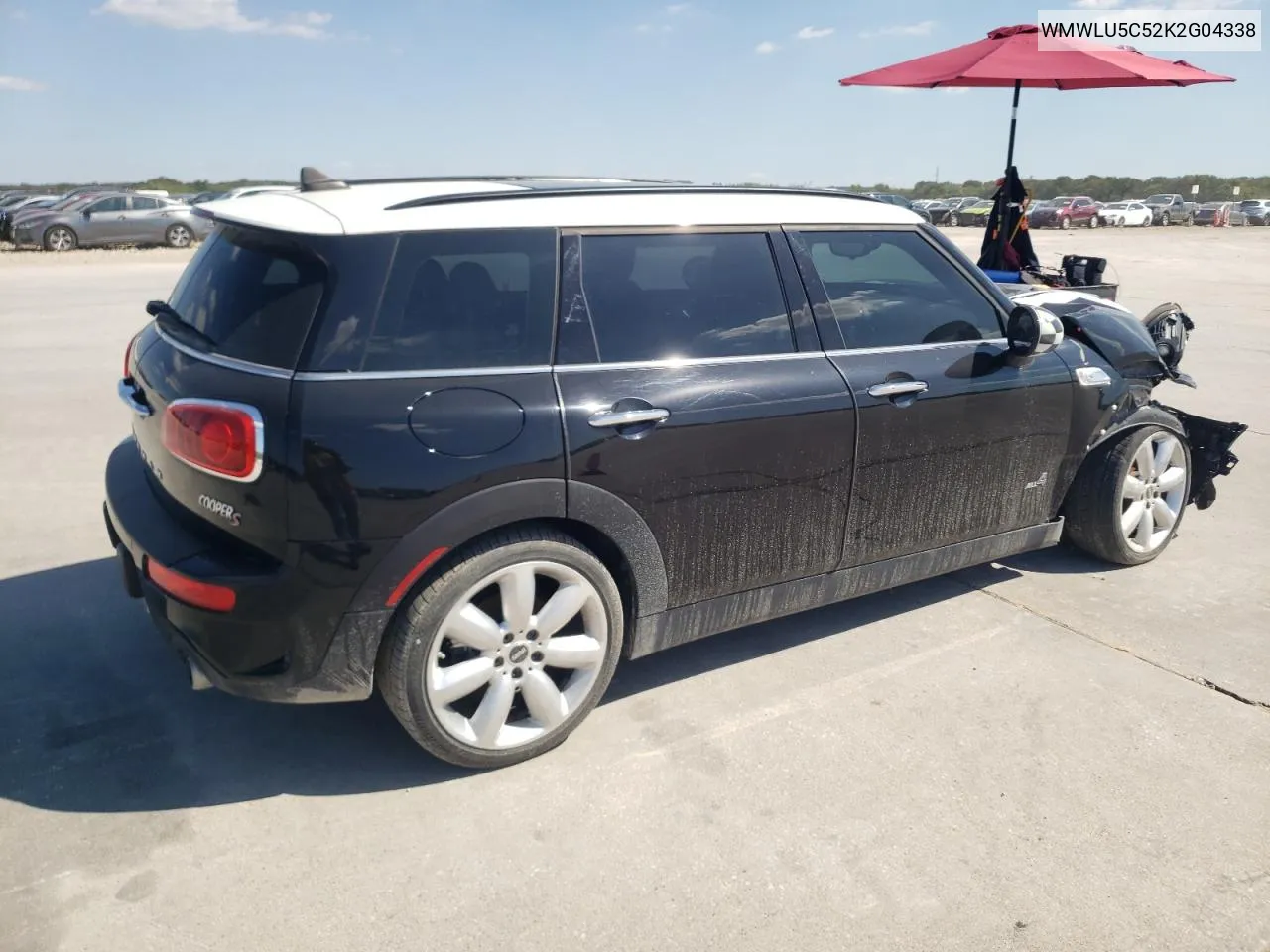 2019 Mini Cooper S Clubman All4 VIN: WMWLU5C52K2G04338 Lot: 72937374