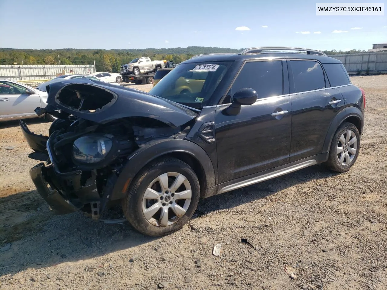 2019 Mini Cooper Countryman VIN: WMZYS7C5XK3F46161 Lot: 74753874