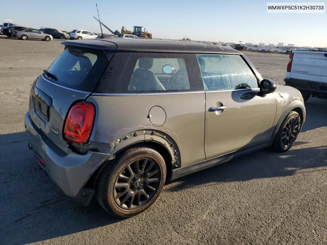 2019 Mini Cooper VIN: WMWXP5C51K2H30733 Lot: 74950184