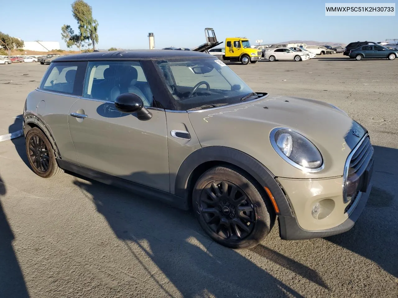 2019 Mini Cooper VIN: WMWXP5C51K2H30733 Lot: 74950184