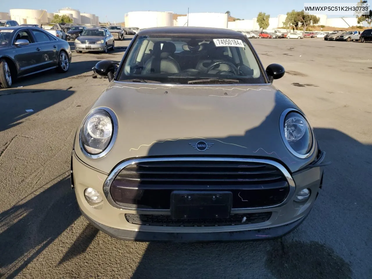 2019 Mini Cooper VIN: WMWXP5C51K2H30733 Lot: 74950184