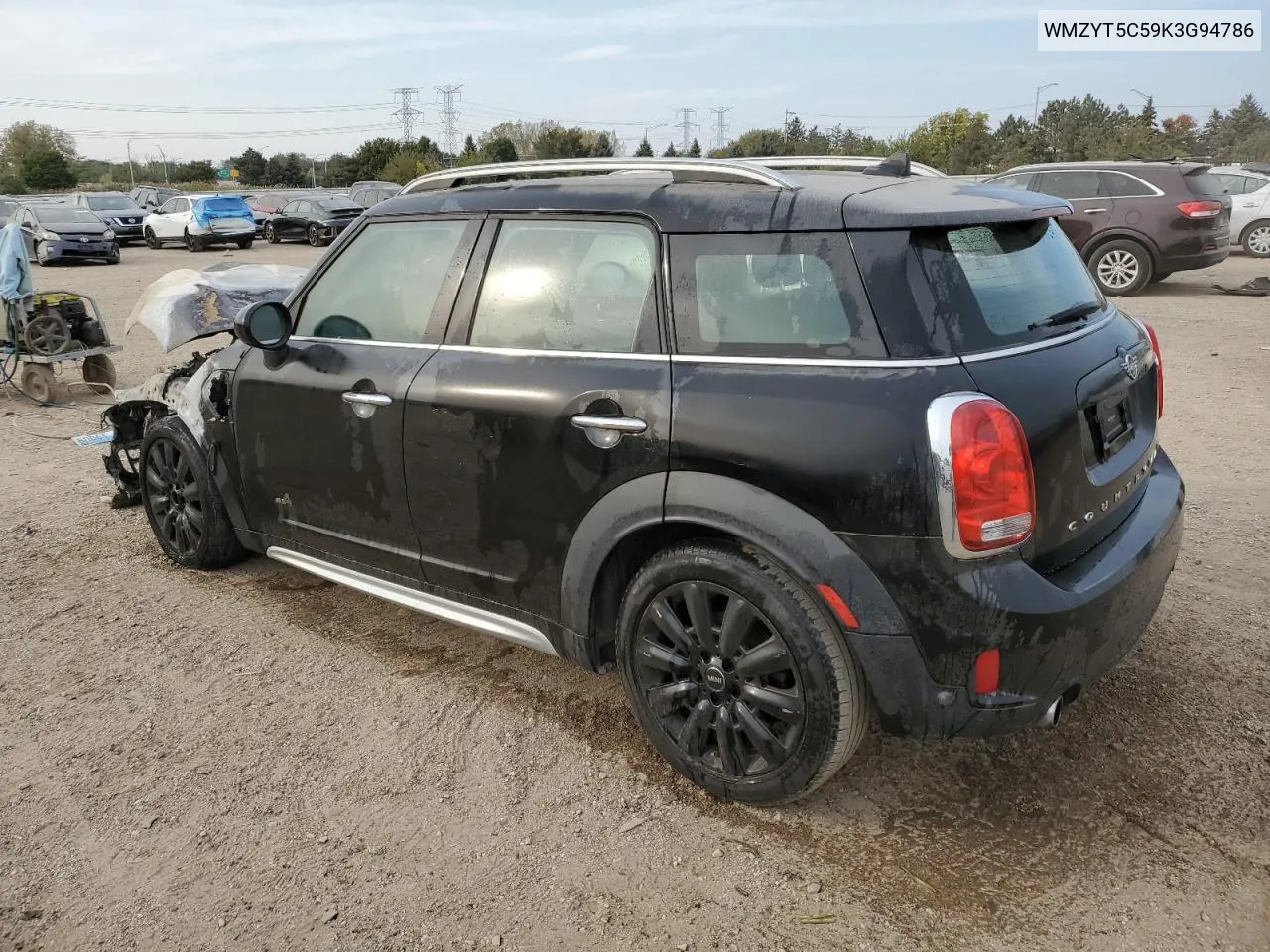 2019 Mini Cooper S Countryman All4 VIN: WMZYT5C59K3G94786 Lot: 75271294