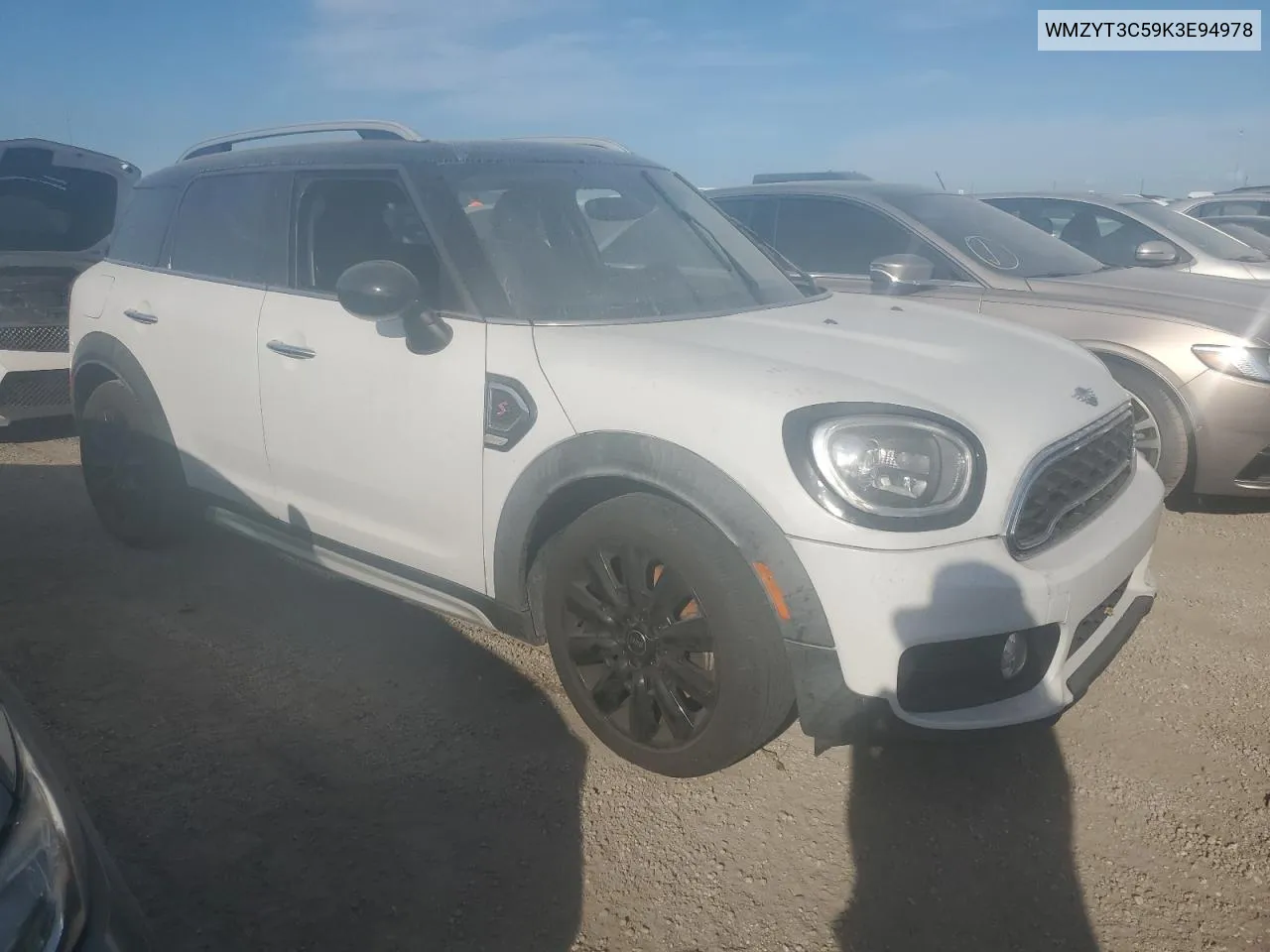 2019 Mini Cooper S Countryman VIN: WMZYT3C59K3E94978 Lot: 76192184