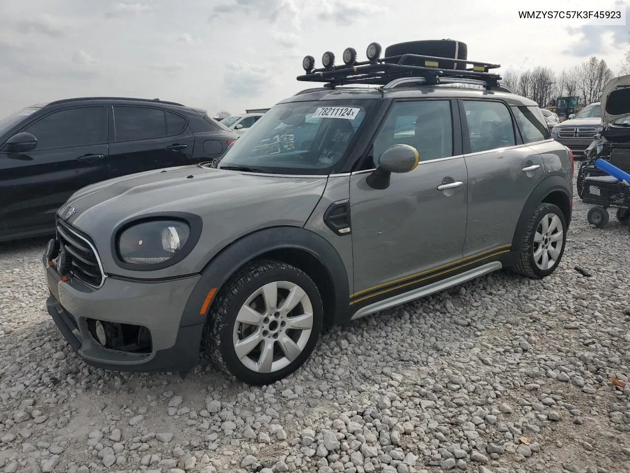 2019 Mini Cooper Countryman VIN: WMZYS7C57K3F45923 Lot: 78211124