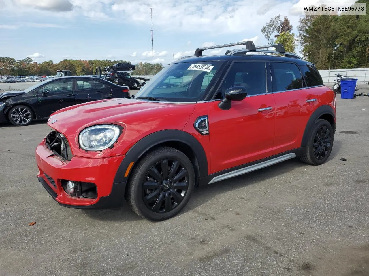 2019 Mini Cooper S Countryman VIN: WMZYT3C51K3E96773 Lot: 78485634