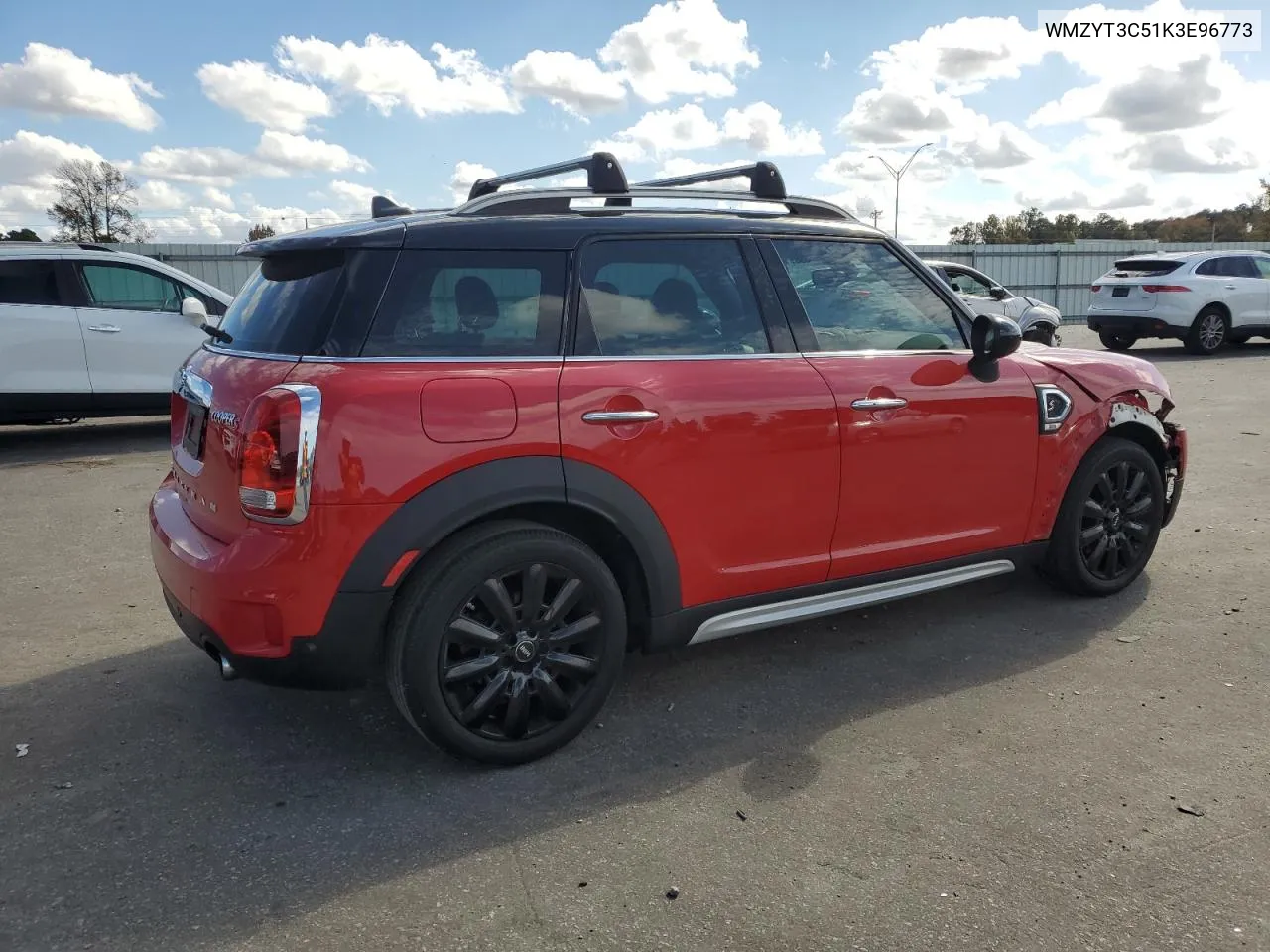 2019 Mini Cooper S Countryman VIN: WMZYT3C51K3E96773 Lot: 78485634