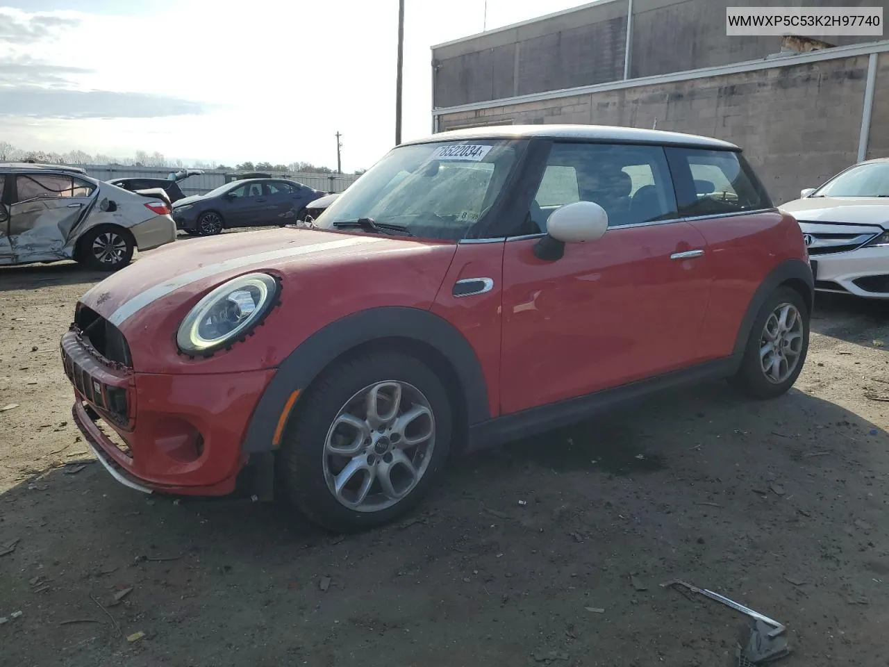 2019 Mini Cooper VIN: WMWXP5C53K2H97740 Lot: 78522034