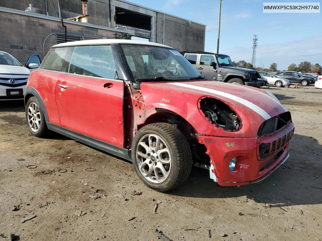 2019 Mini Cooper VIN: WMWXP5C53K2H97740 Lot: 78522034