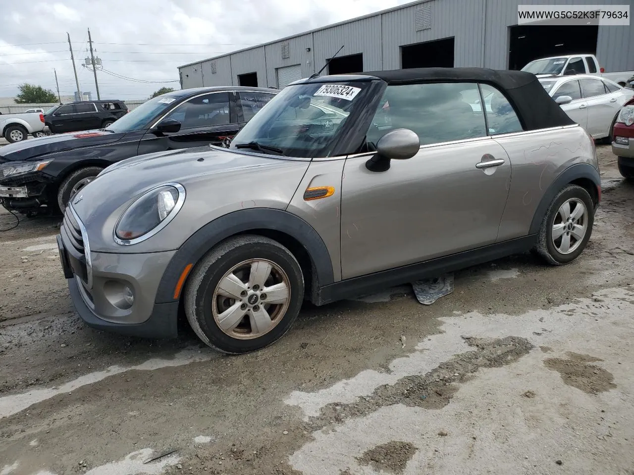 2019 Mini Cooper VIN: WMWWG5C52K3F79634 Lot: 79306324