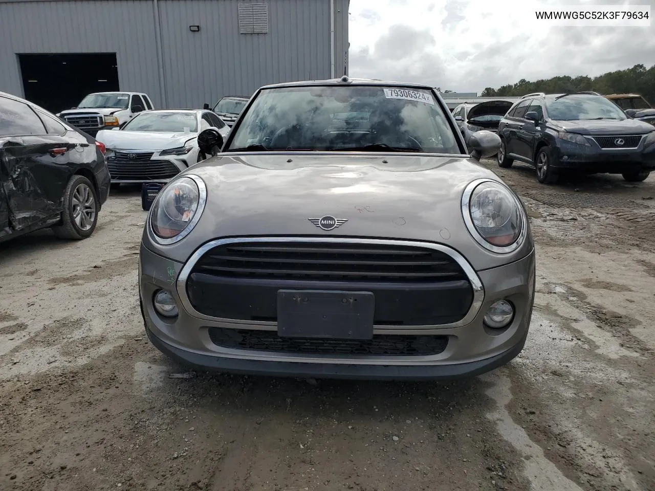 2019 Mini Cooper VIN: WMWWG5C52K3F79634 Lot: 79306324