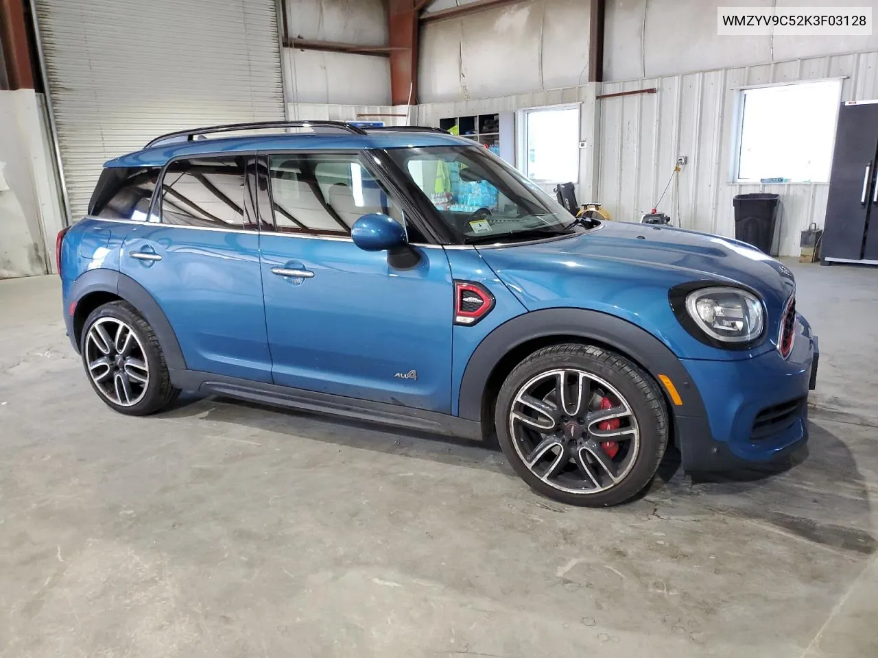 2019 Mini Cooper Jcw Countryman All4 VIN: WMZYV9C52K3F03128 Lot: 79656094